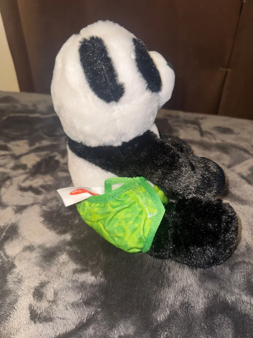 Melissa & Doug Panda Plush with Removable Green Clothing Soft Stuffed Animal Toy